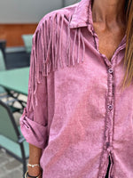Charger l&#39;image dans la galerie, Chemise DAKOTA Bois de Rose effet délavé
