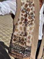 Charger l&#39;image dans la galerie, Gilet sans manche BASILE Beige/Choco
