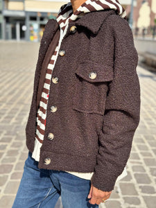 Blouson bouclette GAB Choco