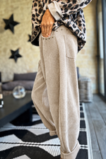 Charger l'image dans la galerie, Pantalon velours cotelé souple ZAG Beige clair
