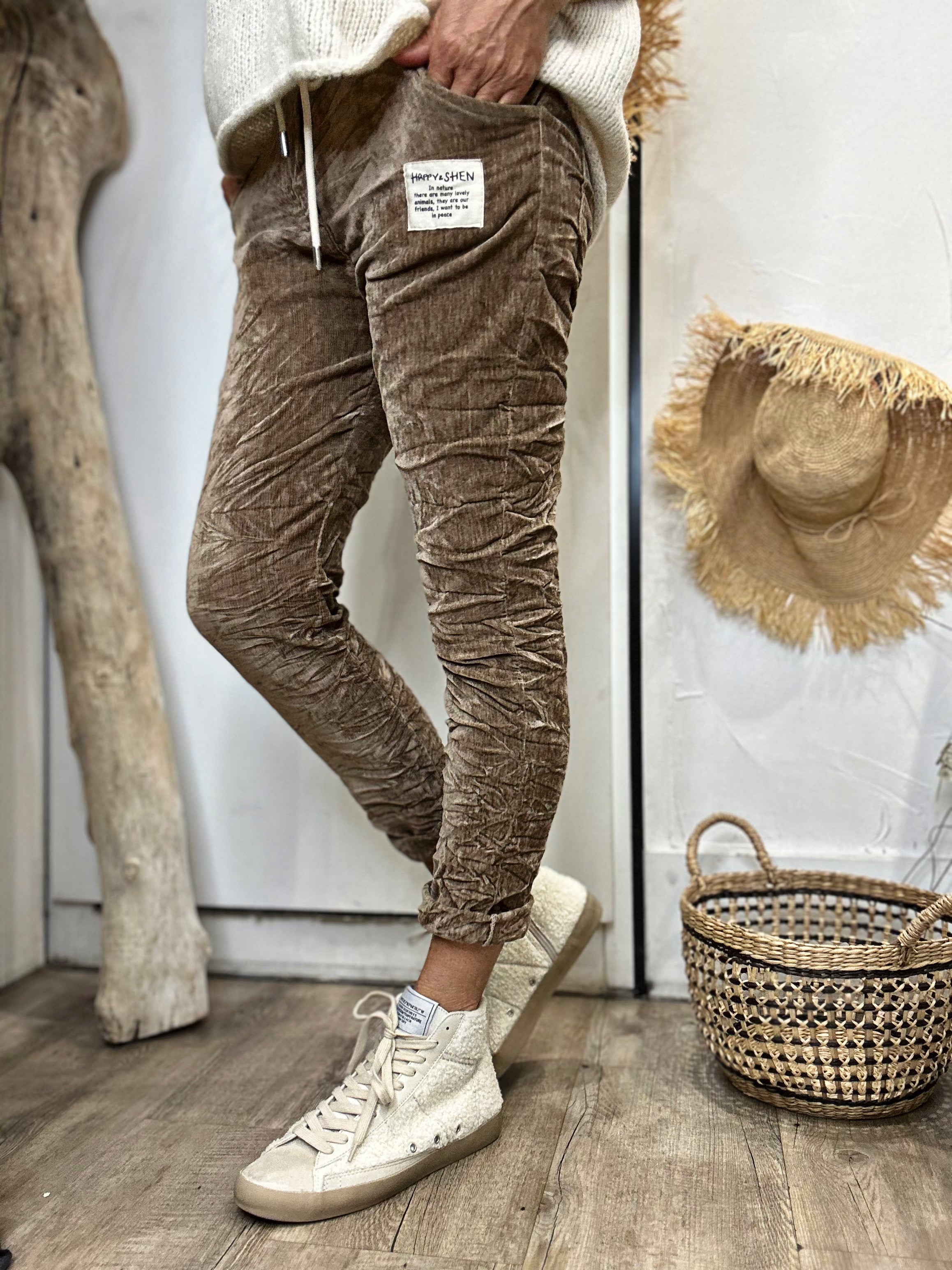 Pantalon NAHO Taupe