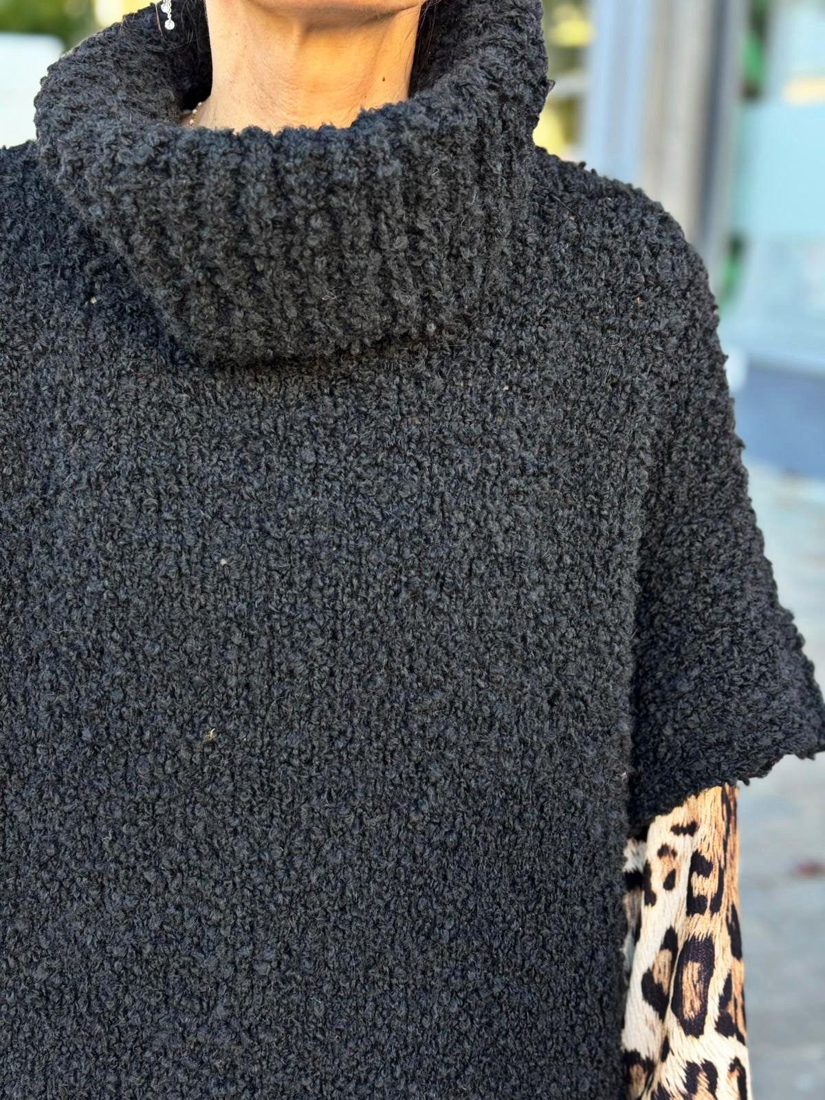 Pull sans manche BERNIE Noir