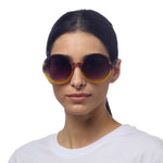 Charger l'image dans la galerie, Lunettes de soleil MONICA havana jaune - OKKIA
