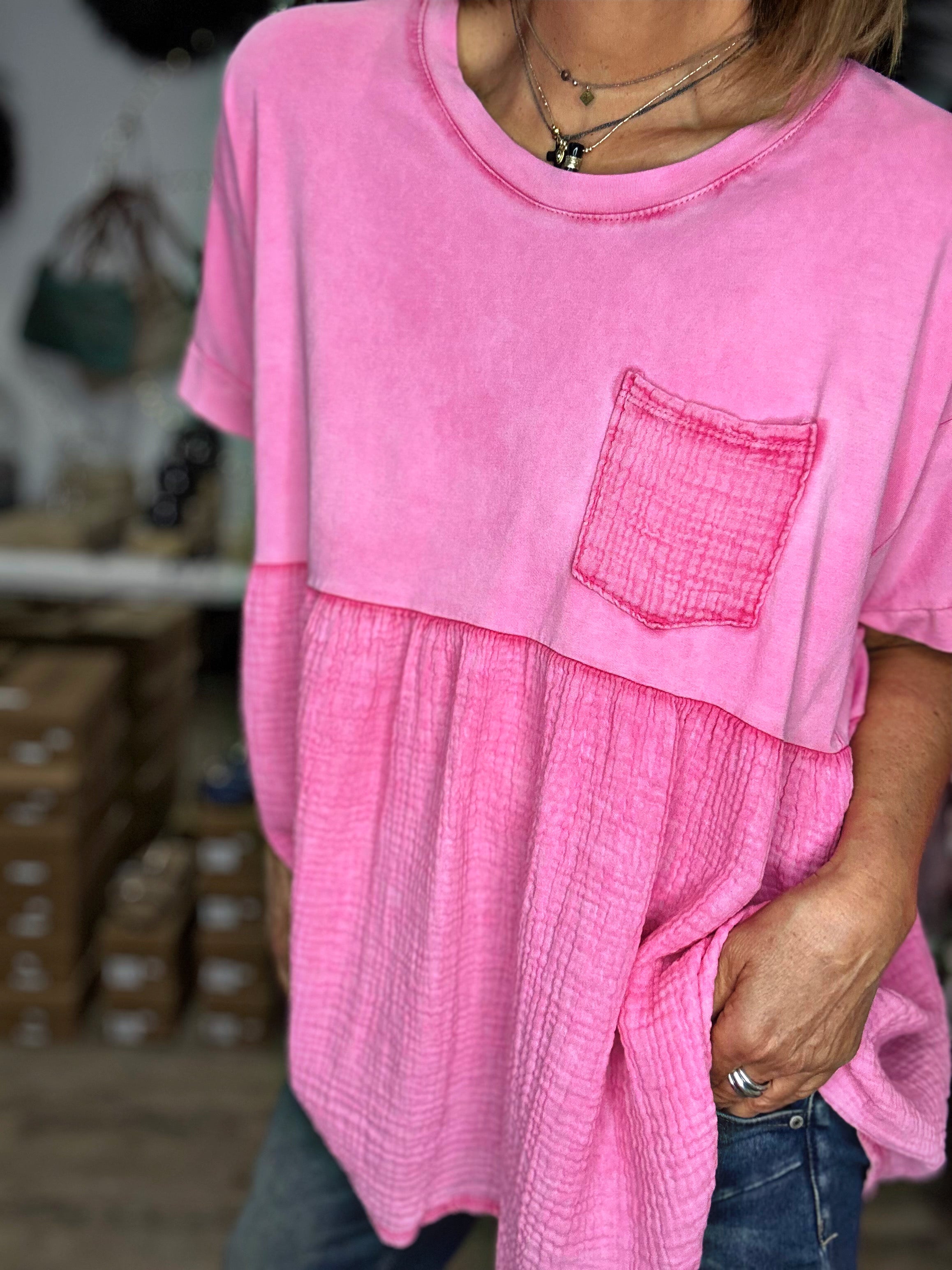 Top VANILLE Fuchsia