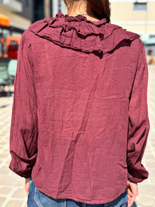 Blouse SERENA Bordeaux