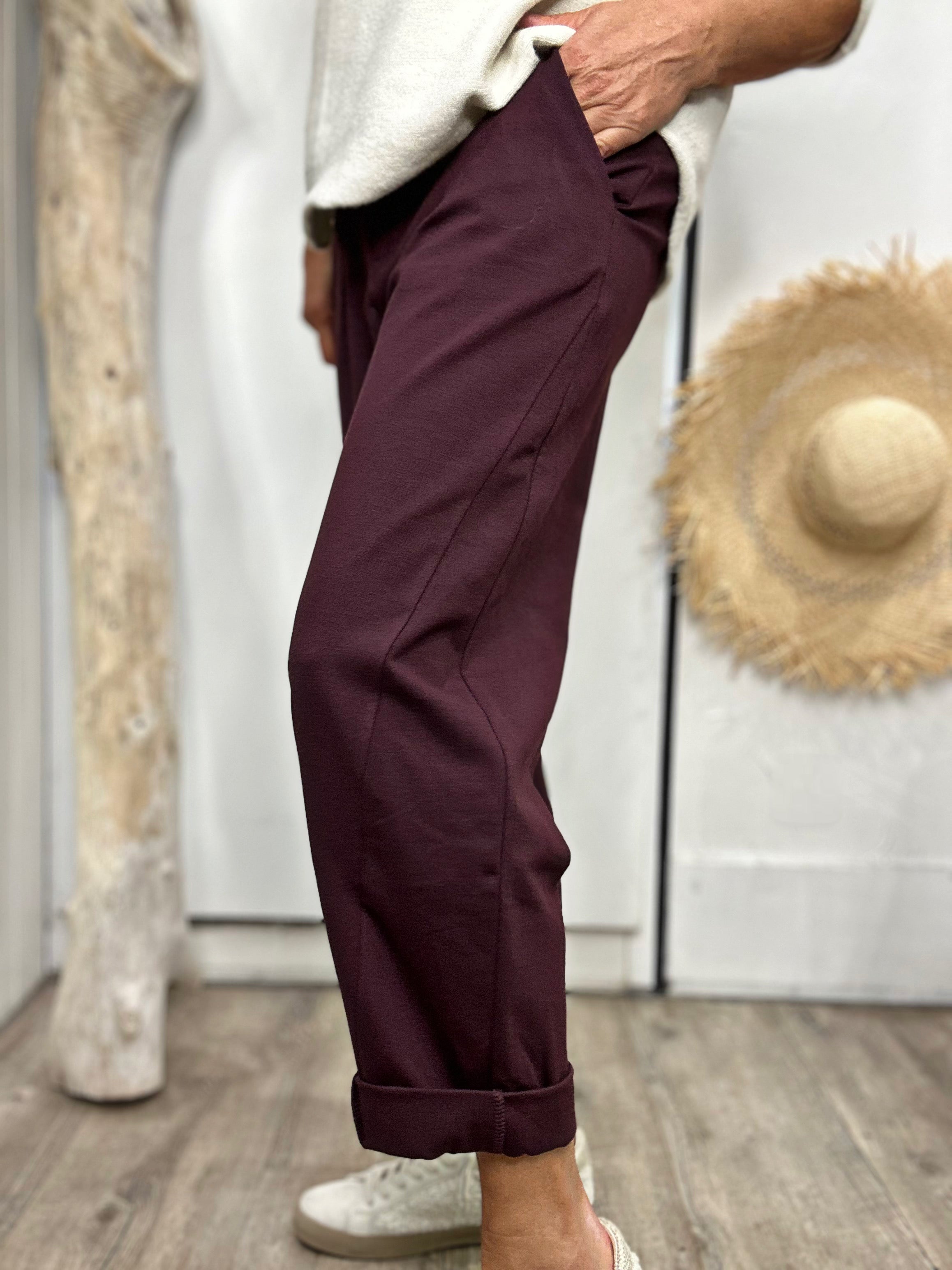 Pantalon CHARLEY Bordeaux