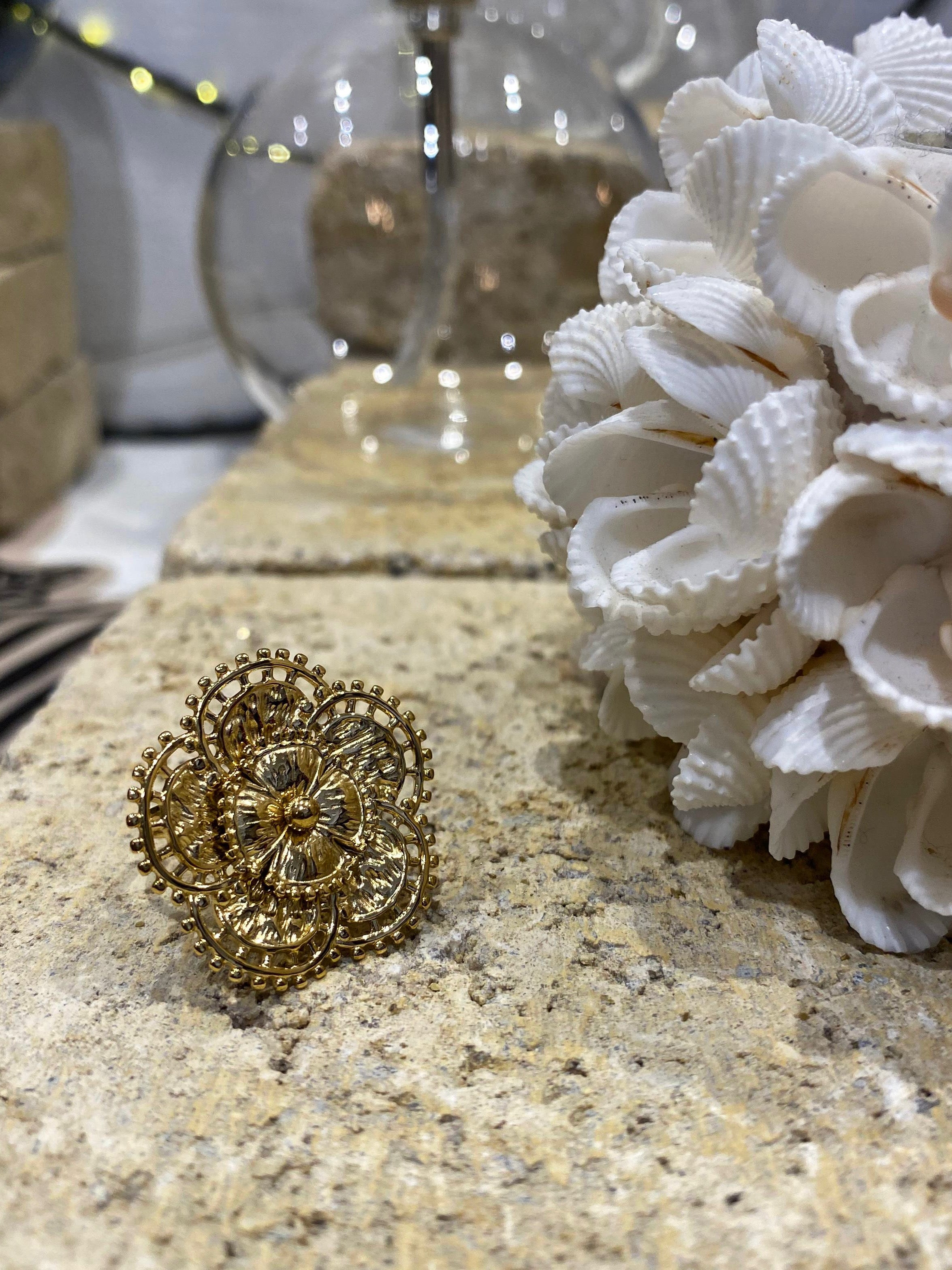 Bague ALOHA Doré