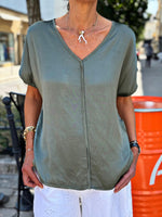 Charger l&#39;image dans la galerie, Top LIVIA Kaki

