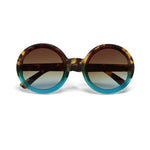 Charger l'image dans la galerie, Lunettes de soleil MONICA havana bleu - OKKIA
