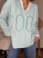 Charger l'image dans la galerie, Pull COCO Vert lagon
