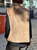 Load image into Gallery viewer, NAIA Sleeveless Vest Taupe

