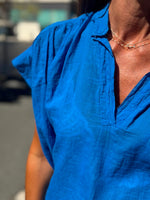 Charger l'image dans la galerie, Blouse DANY Bleu électrique

