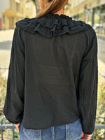 Charger l&#39;image dans la galerie, Blouse SERENA Noir
