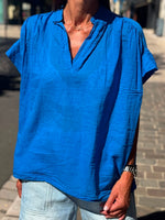Charger l'image dans la galerie, Blouse DANY Bleu électrique
