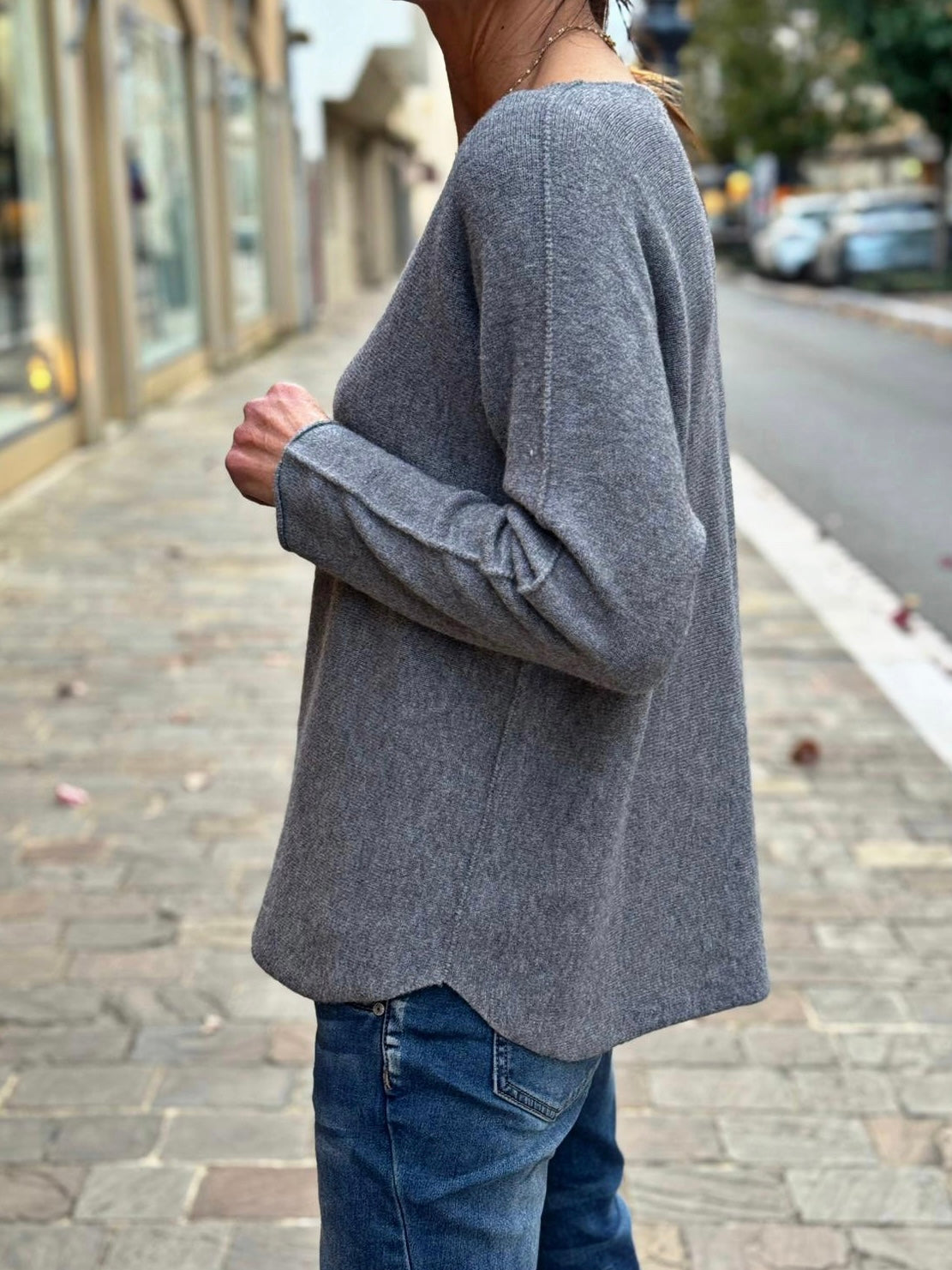 Pull doux TAO Gris