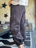 Charger l'image dans la galerie, Pantalon velours cotelé souple BEN Choco
