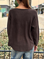 Charger l&#39;image dans la galerie, Pull doux TAO Chocolat
