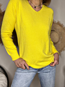 Pull tout doux SYLVANO Jaune