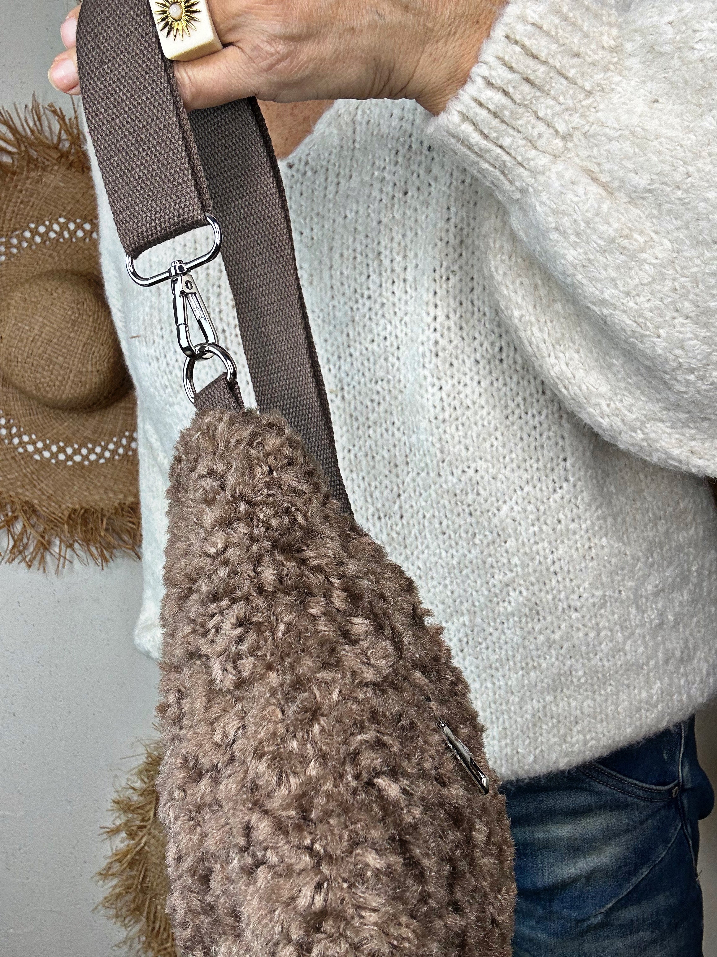 Sac banane ANGE Taupe