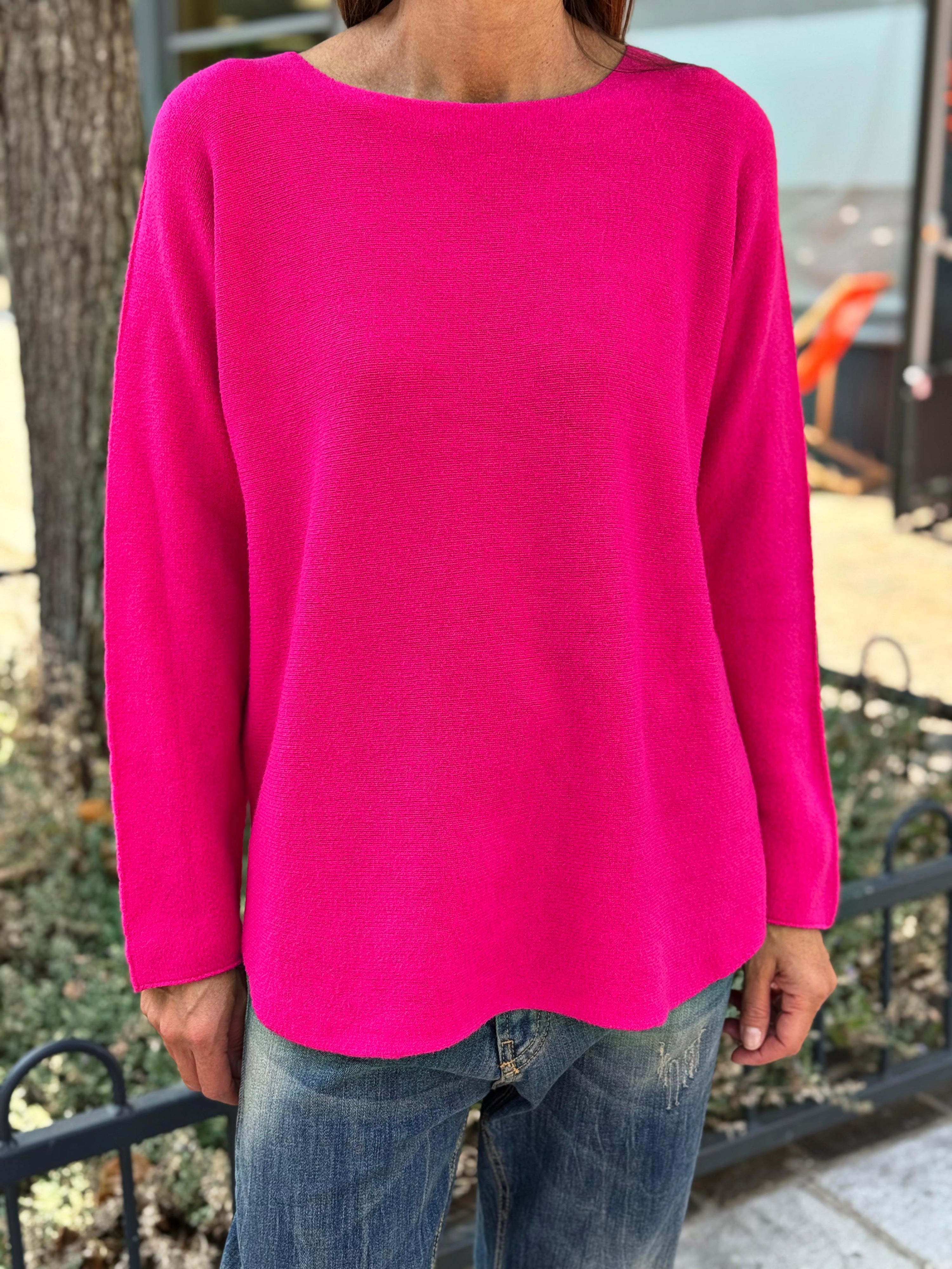 Pull doux LINO Fuchsia