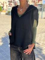 Charger l'image dans la galerie, Sweat sans manches VIKA Noir

