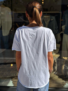 Tee shirt SMILE Blanc