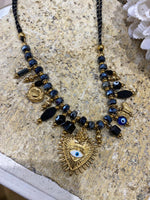 Charger l&#39;image dans la galerie, Collier LYA Noir
