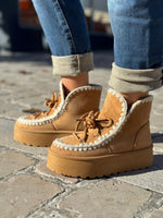 Charger l&#39;image dans la galerie, Boots ALMIRA Camel
