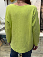 Charger l'image dans la galerie, Pull doux LINO Vert anis
