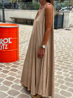 Charger l'image dans la galerie, Robe CAMILLE Camel
