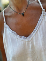 Charger l'image dans la galerie, Collier SILVER Noir
