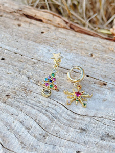 Boucles d'oreilles NOEL 2 Multico