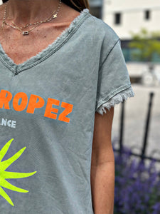 Tee shirt ST-TROPEZ Kaki