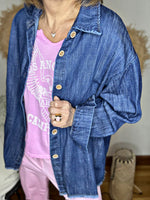 Charger l&#39;image dans la galerie, Chemise jeans AVANA Bleu Foncé

