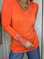 Charger l'image dans la galerie, Tee shirt AURA Orange
