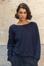 Charger l'image dans la galerie, Pull ALBA Marine - Gold and Silver
