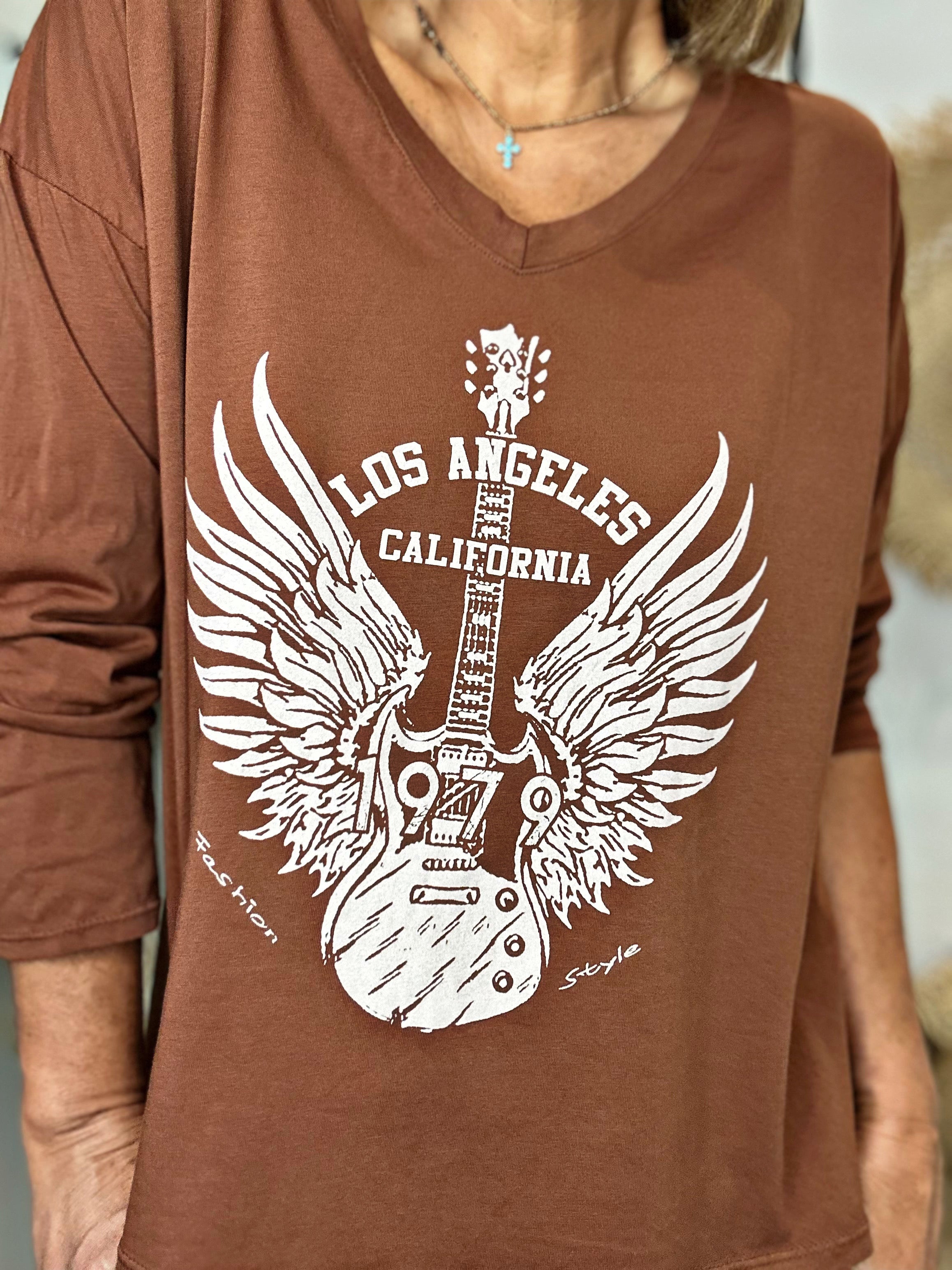 Tee shirt LOS ANGELES Choco