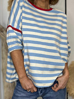 Charger l'image dans la galerie, Sweat fin CYRA Bleu
