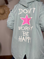 Charger l'image dans la galerie, Blouson léger BE HAPPY Vert lagon
