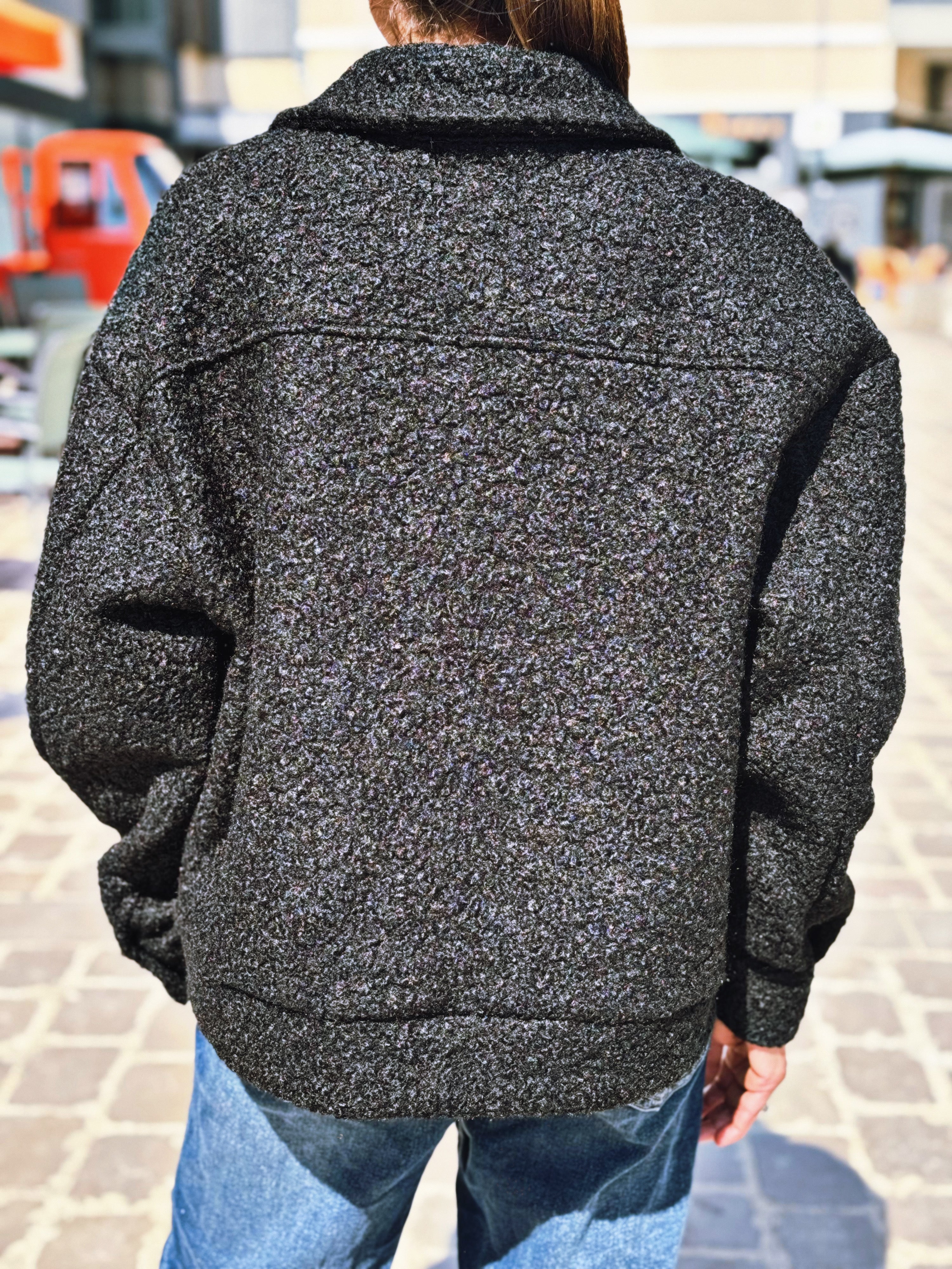 Blouson bouclette GAB Noir