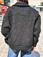 Charger l&#39;image dans la galerie, Blouson bouclette GAB Noir

