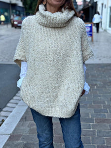Pull sans manche BERNIE Ecru