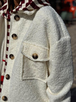 Charger l&#39;image dans la galerie, Blouson bouclette GAB Ecru
