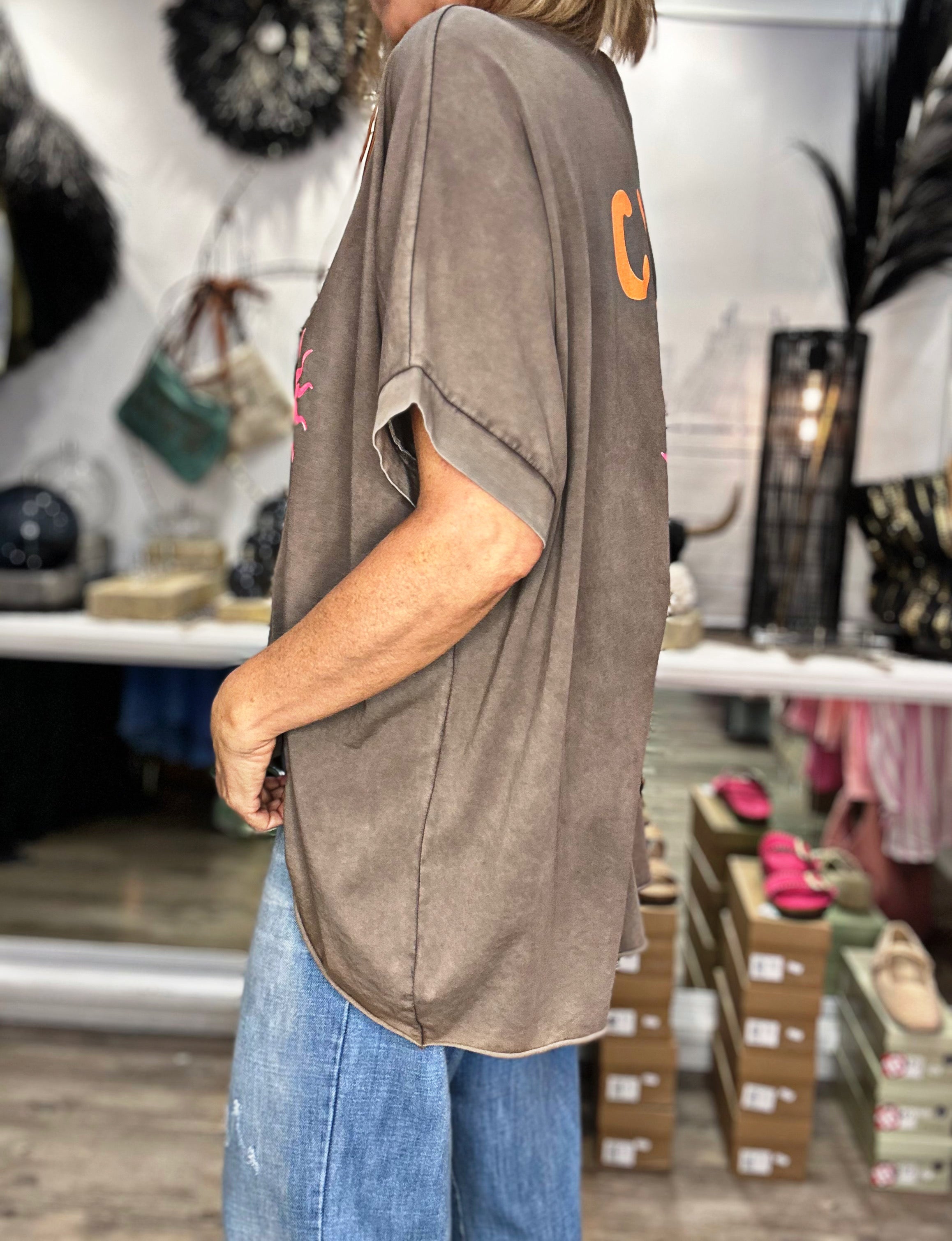 Tee shirt CIAO BELLA Choco