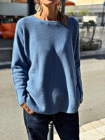 Charger l&#39;image dans la galerie, Pull doux LINO Bleu
