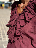 Charger l&#39;image dans la galerie, Blouse SERENA Bordeaux
