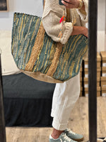 Charger l&#39;image dans la galerie, Sac/Panier BOUBOU Turquoise
