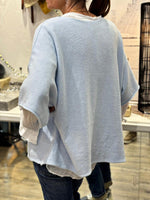 Charger l'image dans la galerie, Pull doux LALY Bleu ciel
