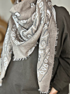 Foulard BANDANAS Taupe