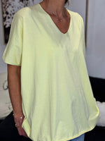 Charger l'image dans la galerie, Tee shirt uni LORIS Jaune
